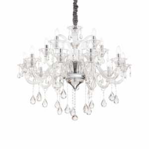 Lampada A Sospensione Colossal Sp15 Trasparente Ideal-Lux