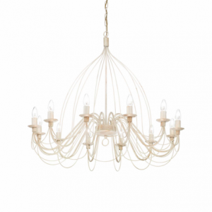 Lampada A Sospensione Corte Sp12 Bianco Ideal-Lux