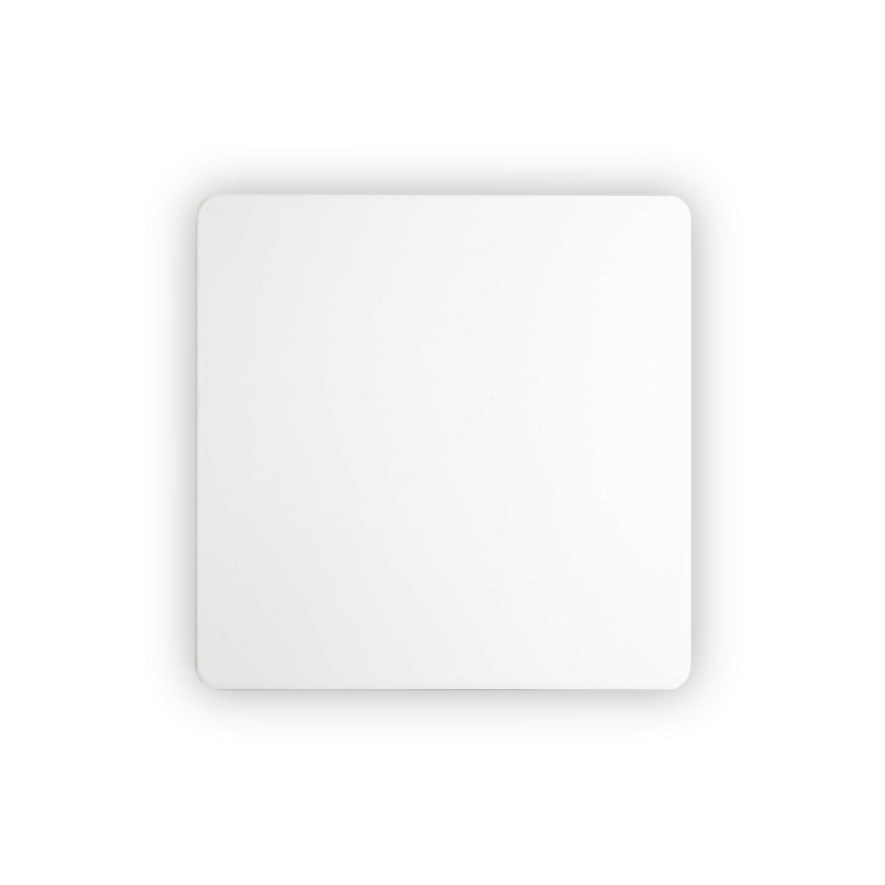 Lampada Da Parete Cover Ap D20 Square Bianco Ideal-Lux