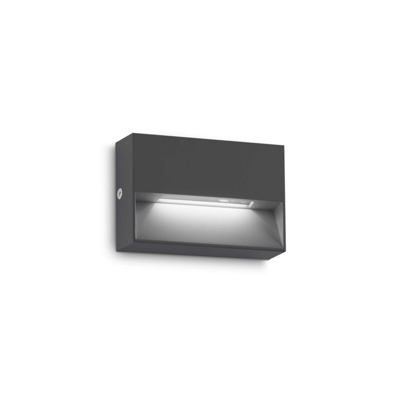 Lampada Da Parete Dedra Ap Small Antracite Ideal-Lux