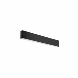 Lampada Da Parete Delta Ap D061 4000K Nero Ideal-Lux