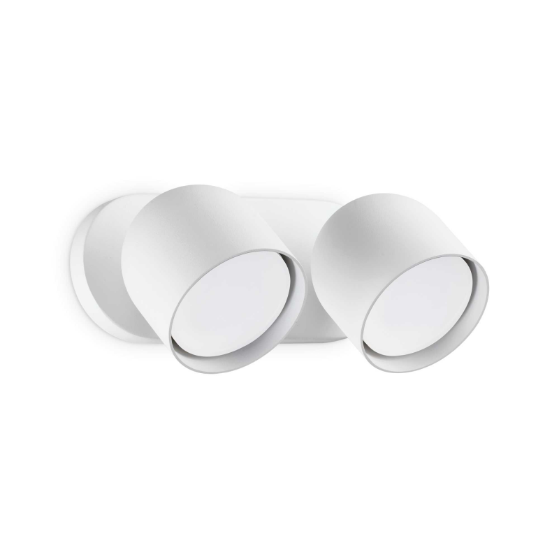 Lampada Da Parete Dodo Ap2 Bianco Ideal-Lux