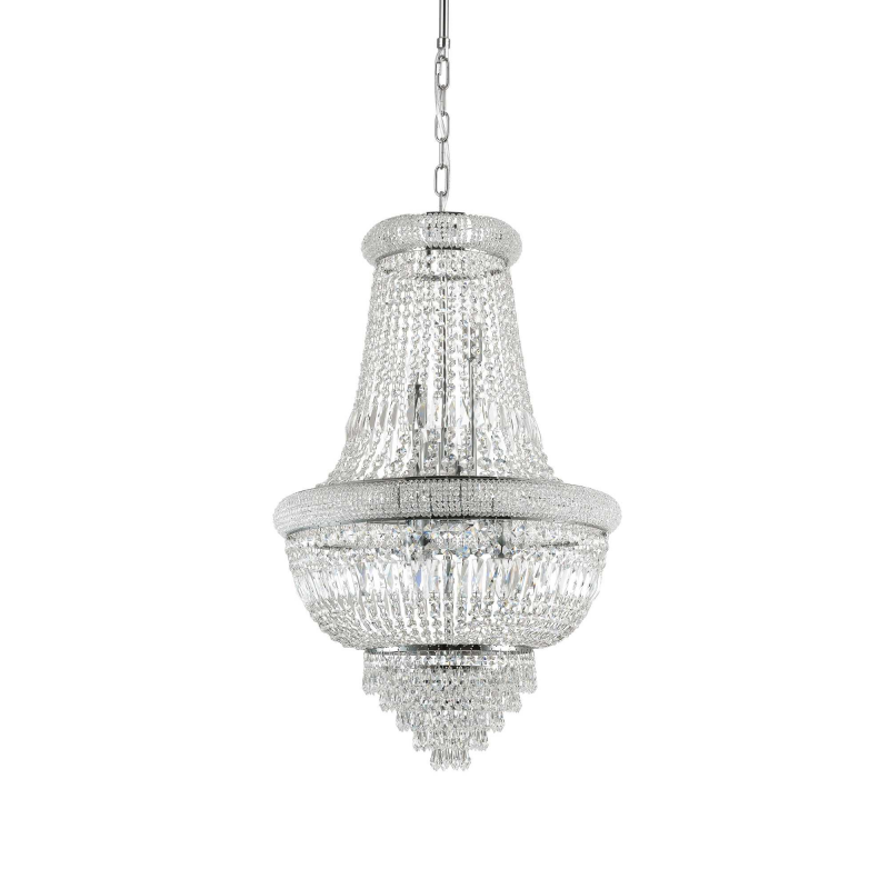 Lampada A Sospensione Dubai Sp10 Cromo Ideal-Lux