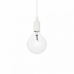 Lampada A Sospensione Edison Sp1 Bianco Ideal-Lux
