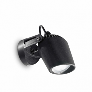 Lampada Da Parete Elio Ap1 Nero Ideal-Lux