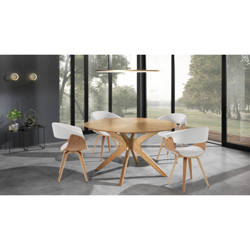 Tavolo Rotondo Tallin Rovere 137 cm | Tomasucci