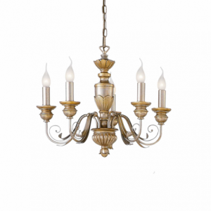 Lampada A Sospensione Firenze Sp5 Oro Ideal-Lux