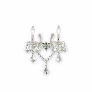 Lampada Da Parete Florian Ap2 Cromo Ideal-Lux