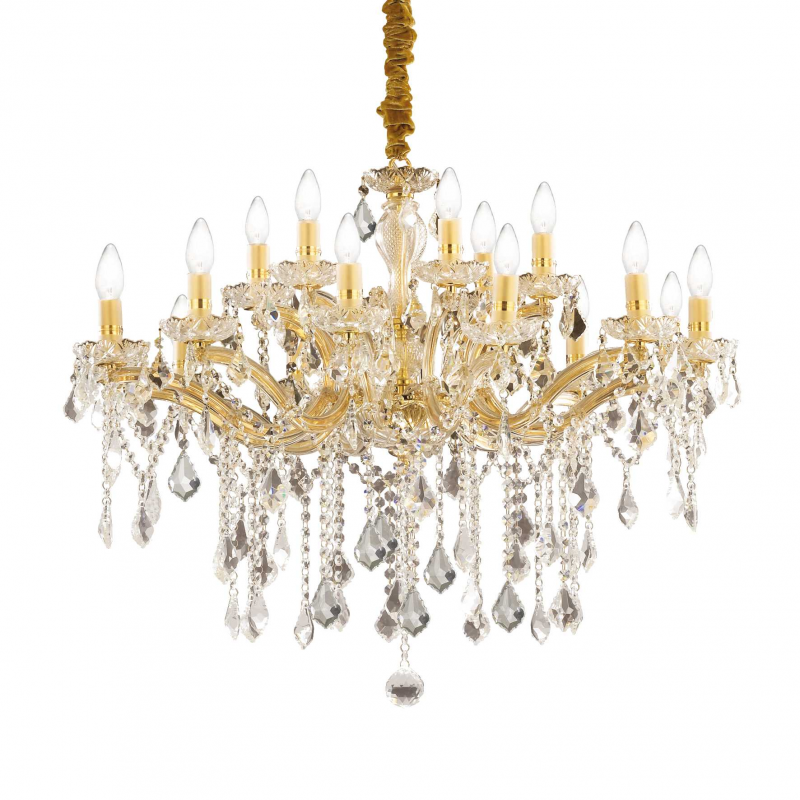 Lampada A Sospensione Florian Sp18 Oro Ideal-Lux