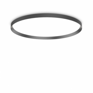 Lampada Da Soffitto Fly Pl D90 3000K Nero Ideal-Lux