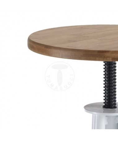 Zoom Sgabello Pajo in legno regolabile