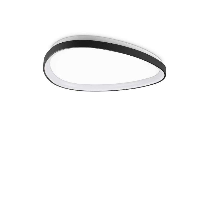 Lampada Da Soffitto Gemini Pl D061 On-Off Nero Ideal-Lux