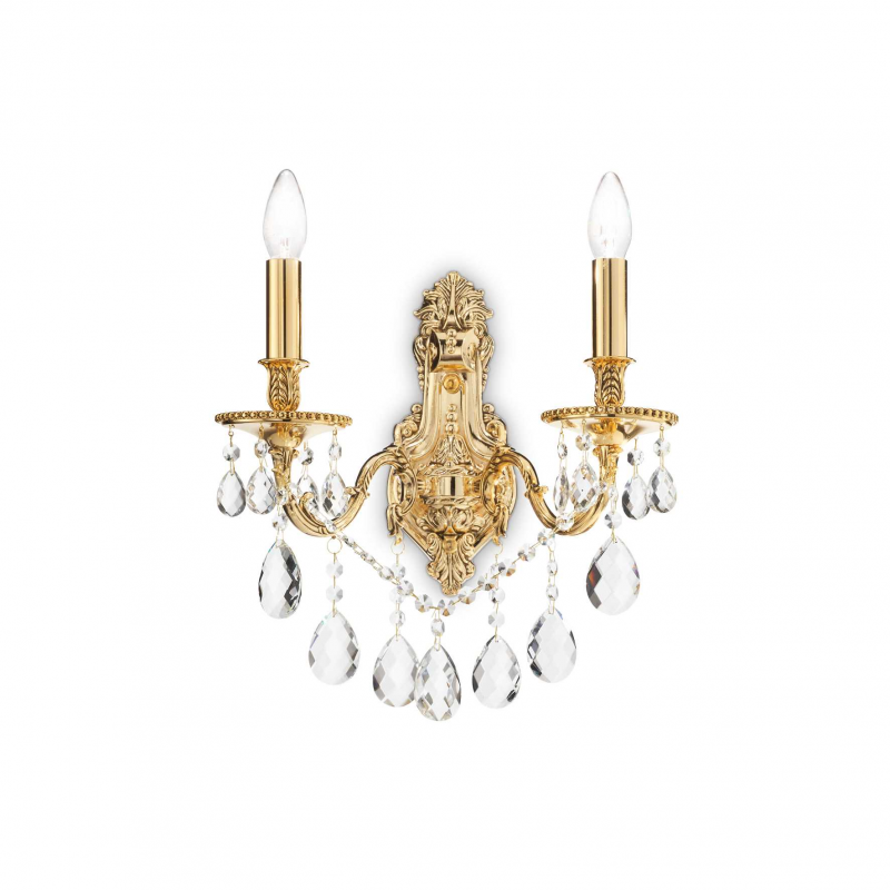 Lampada Da Parete Gioconda Ap2 Oro Ideal-Lux