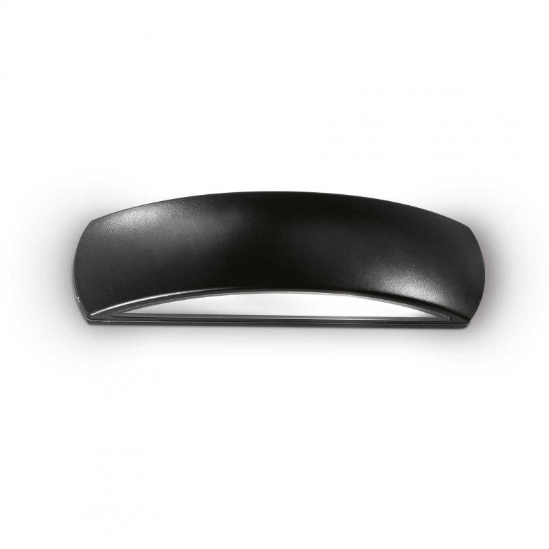 Lampada Da Parete Giove Ap1 Nero Ideal-Lux
