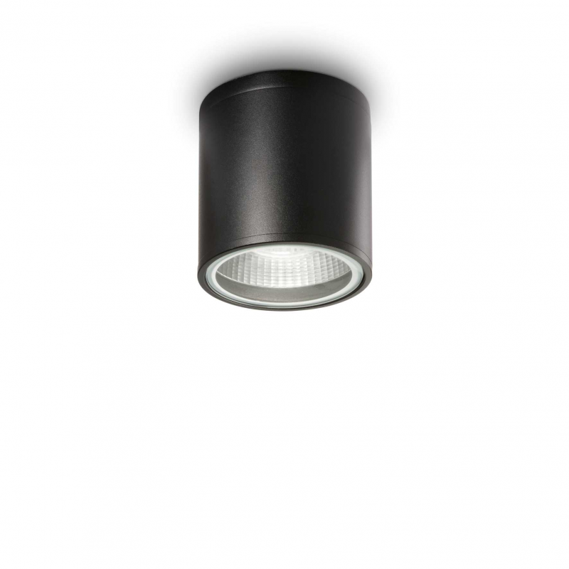 Lampada Da Soffitto Gun Pl1 Nero Ideal-Lux