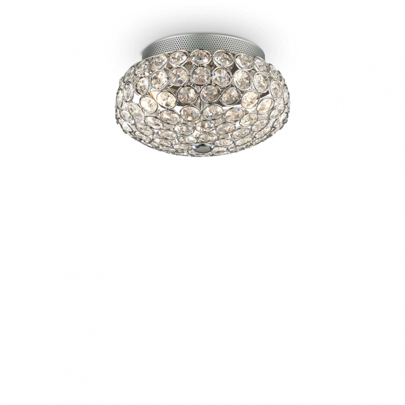 Lampada Da Soffitto King Pl3 Cromo Ideal-Lux