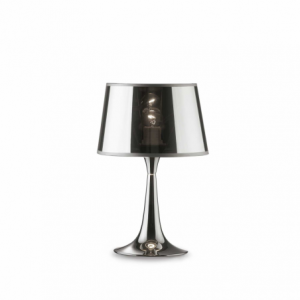 Lampada Da Tavolo London Tl1 Small Cromo Ideal-Lux