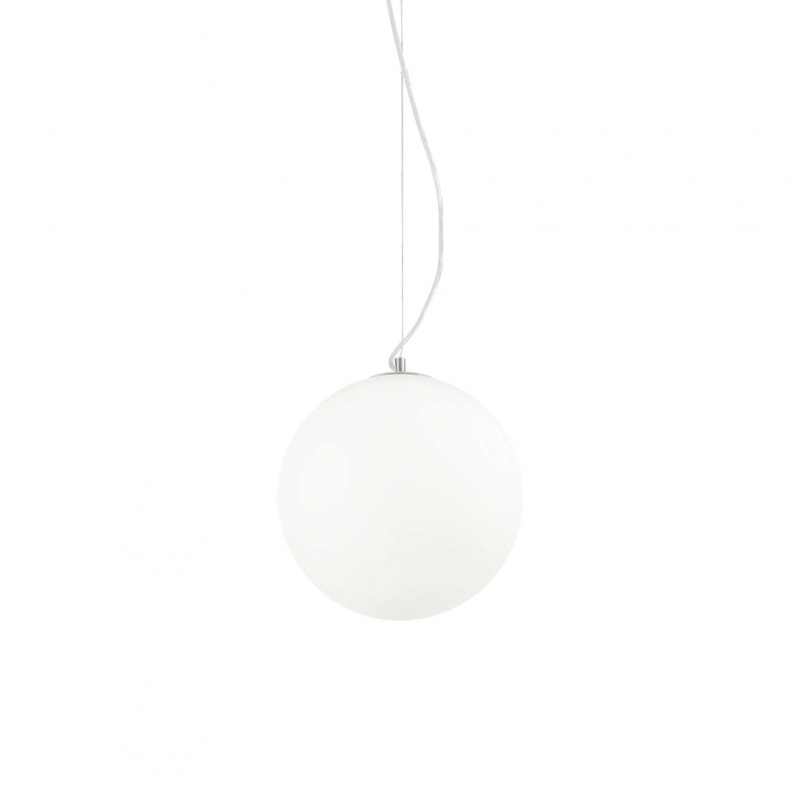 Lampada A Sospensione Mapa Bianco Sp1 D30 Ideal-Lux