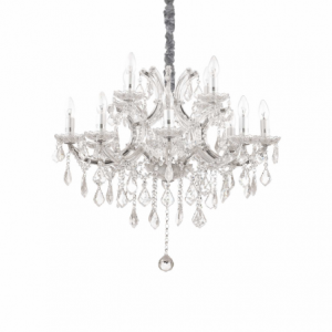 Lampada A Sospensione Napoleon Sp12 Cromo Ideal-Lux