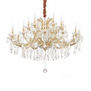 Lampada A Sospensione Napoleon Sp18 Oro Ideal-Lux