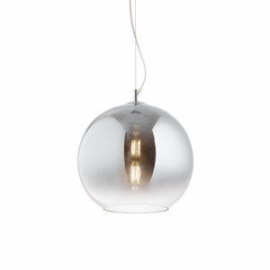 Lampada A Sospensione Nemo Sp1 D30 Cromo Sfumato Ideal-Lux