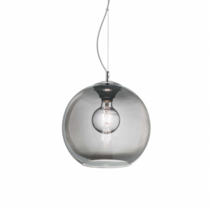 Lampada A Sospensione Nemo Sp1 D30 Fume' Ideal-Lux