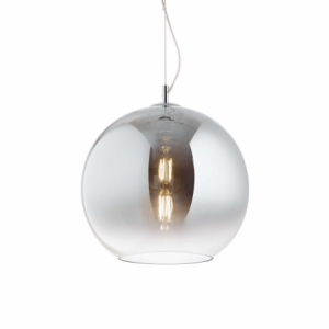Lampada A Sospensione Nemo Sp1 D40 Cromo Sfumato Ideal-Lux