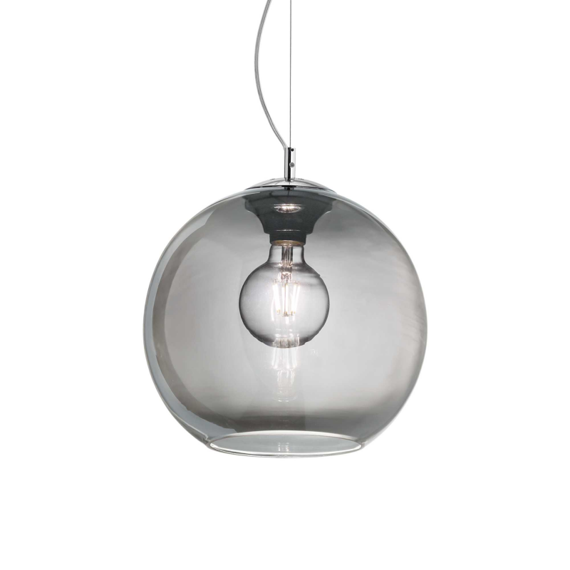 Lampada A Sospensione Nemo Sp1 D40 Fume' Ideal-Lux