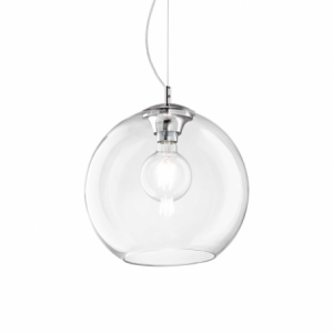 Lampada A Sospensione Nemo Sp1 D40 Trasparente Ideal-Lux