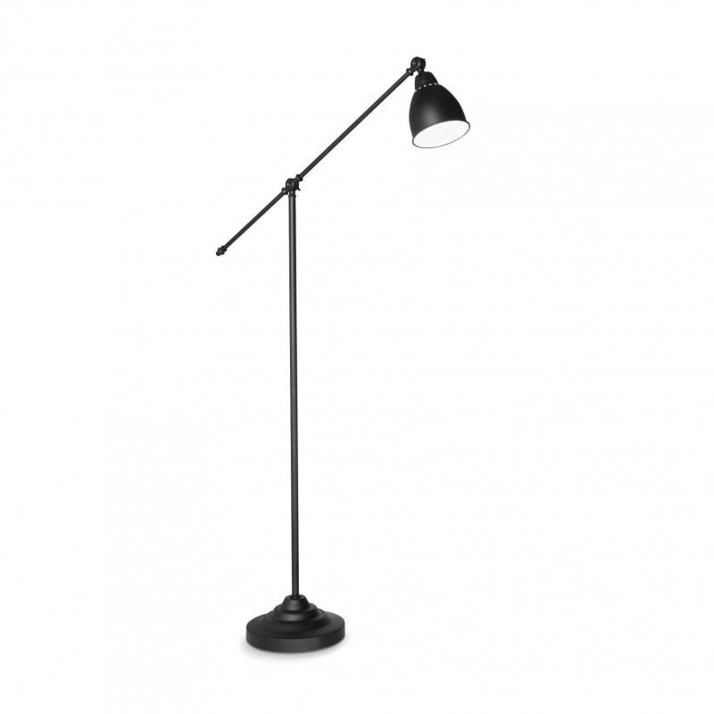 Lampada Da Terra Newton Pt1 Nero Ideal-Lux