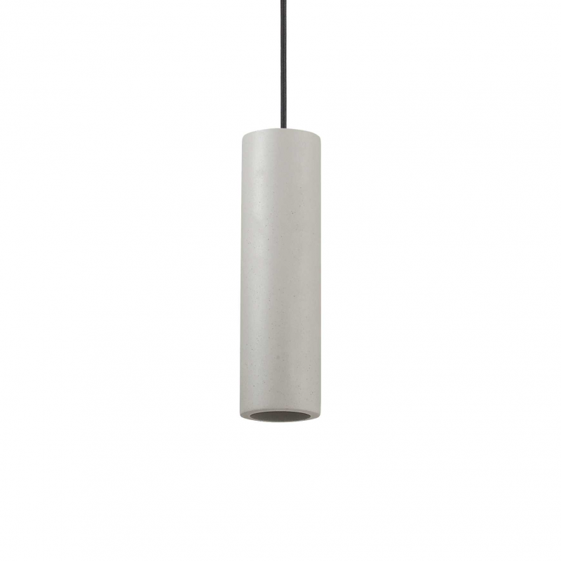 Lampada A Sospensione Oak Sp1 Round Cemento Ideal-Lux