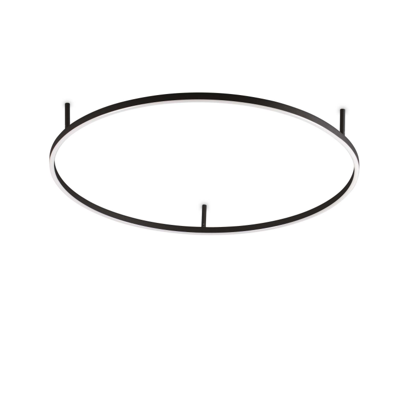 Lampada Da Soffitto Oracle Slim Pl D090 Round 3000K On-Off Bk Ideal-Lux