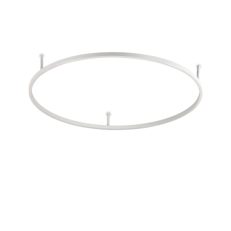 Lampada Da Soffitto Oracle Slim Pl D090 Round 3000K On-Off Wh Ideal-Lux