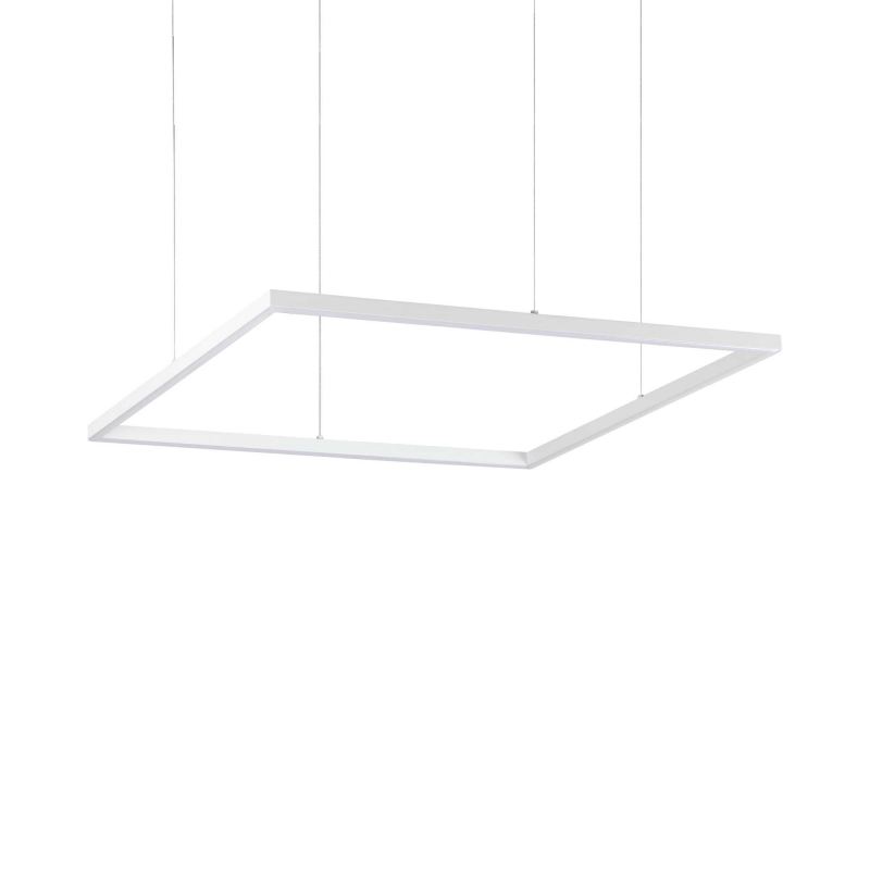 Lampada A Sospensione Oracle Slim Sp D070 Square 3000K On-Off Wh Ideal-Lux