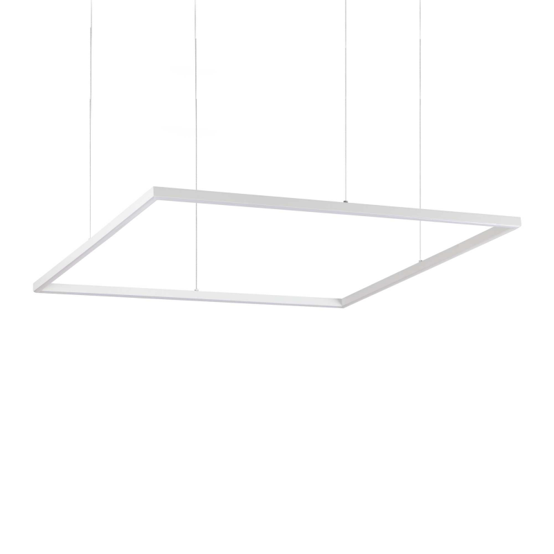 Lampada A Sospensione Oracle Slim Sp D090 Square 3000K On-Off Wh Ideal-Lux