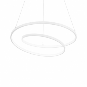 Lampada A Sospensione Oz Sp D80 On-Off Bianco Ideal-Lux