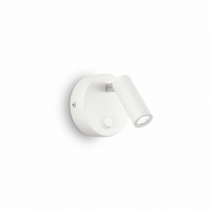 Lampada Da Parete Page Ap Round Bianco Ideal-Lux