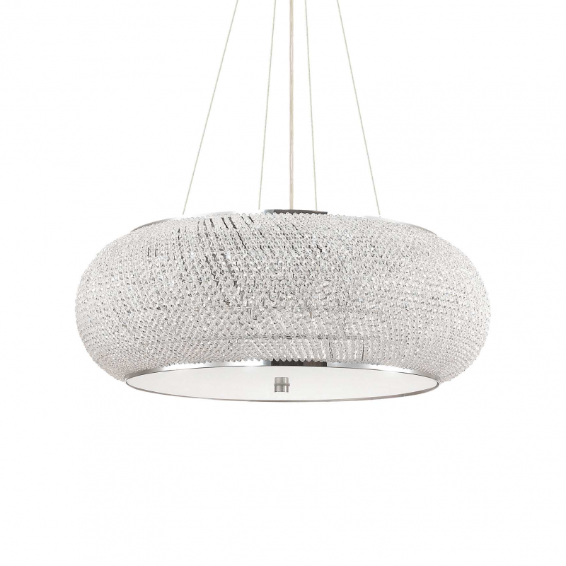 Lampada A Sospensione Pasha' Sp14 Cromo Ideal-Lux