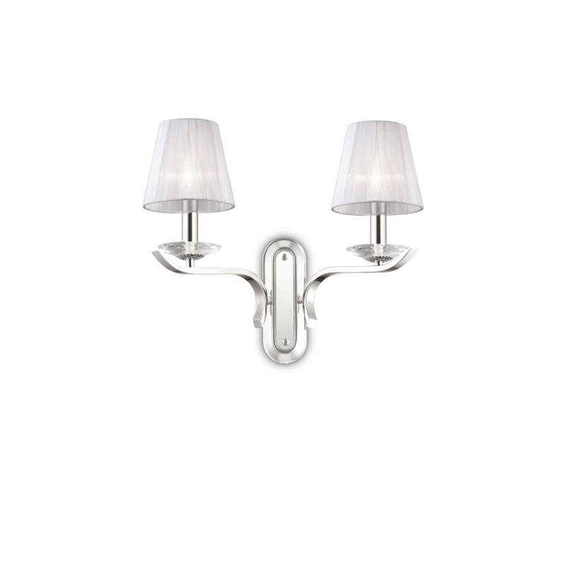 Lampada Da Parete Pegaso Ap2 Bianco Ideal-Lux