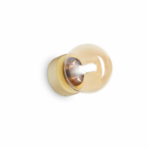 Lampada Da Parete Perlage Ap1 Ambra Ideal-Lux