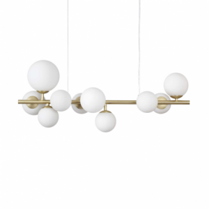 Lampada A Sospensione Perlage Sp10 Bianco Ideal-Lux