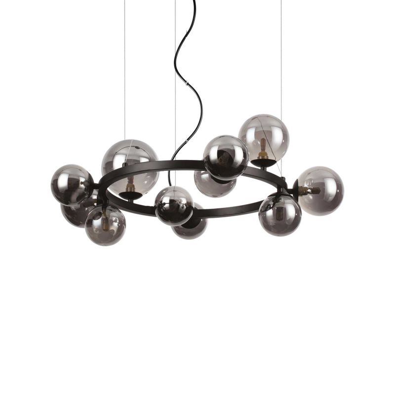 Lampada A Sospensione Perlage Sp11 Fume' Ideal-Lux