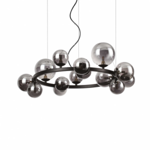 Lampada A Sospensione Perlage Sp14 Fume' Ideal-Lux