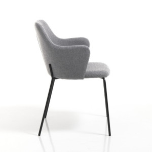 Zoom Sedia Sonia Grey 60 X 56 H.71 Cm