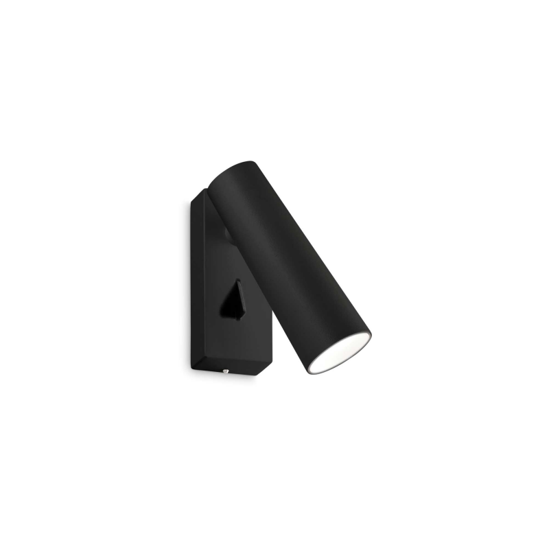 Lampada Da Parete Pipe Ap Nero Ideal-Lux