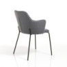 Sedia Sonia Dark Grey 60 X 56 H.71 Cm