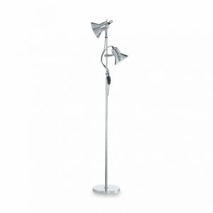 Lampada Da Terra Polly Pt2 Cromo Ideal-Lux