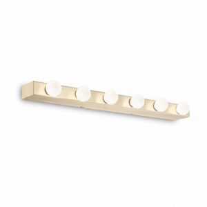 Lampada Da Parete Prive' Ap6 Ottone Ideal-Lux