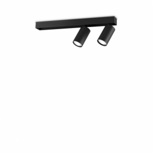 Lampada Da Soffitto Profilo Pl2 Nero Ideal-Lux