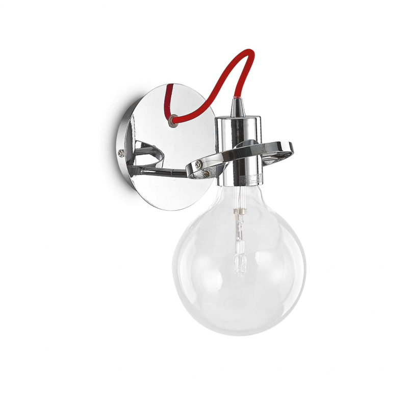 Lampada Da Parete Radio Ap1 Cromo Ideal-Lux